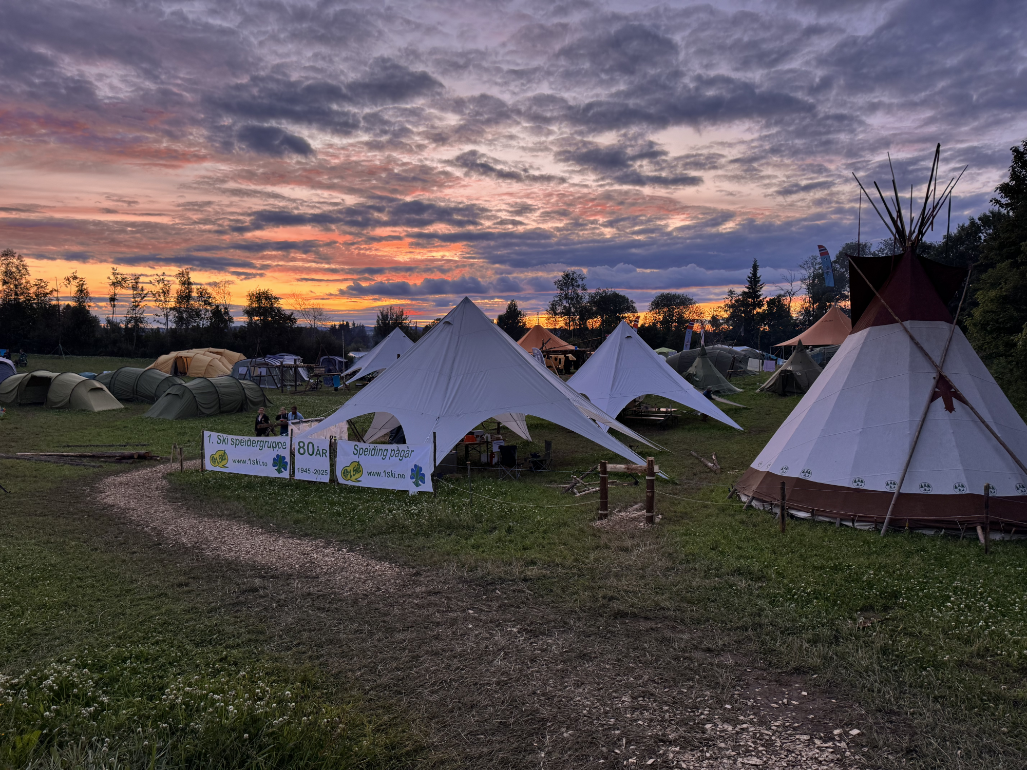 Tipien vår på speidernes landsleir