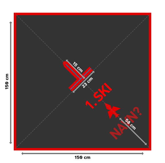 leirbålkappe designet til 1. ski